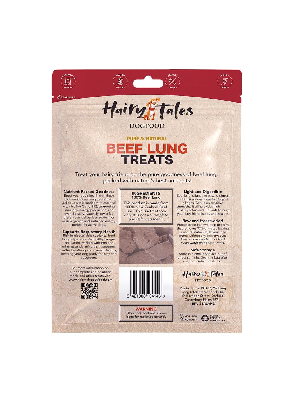 Freeze-Dried Beef Lung