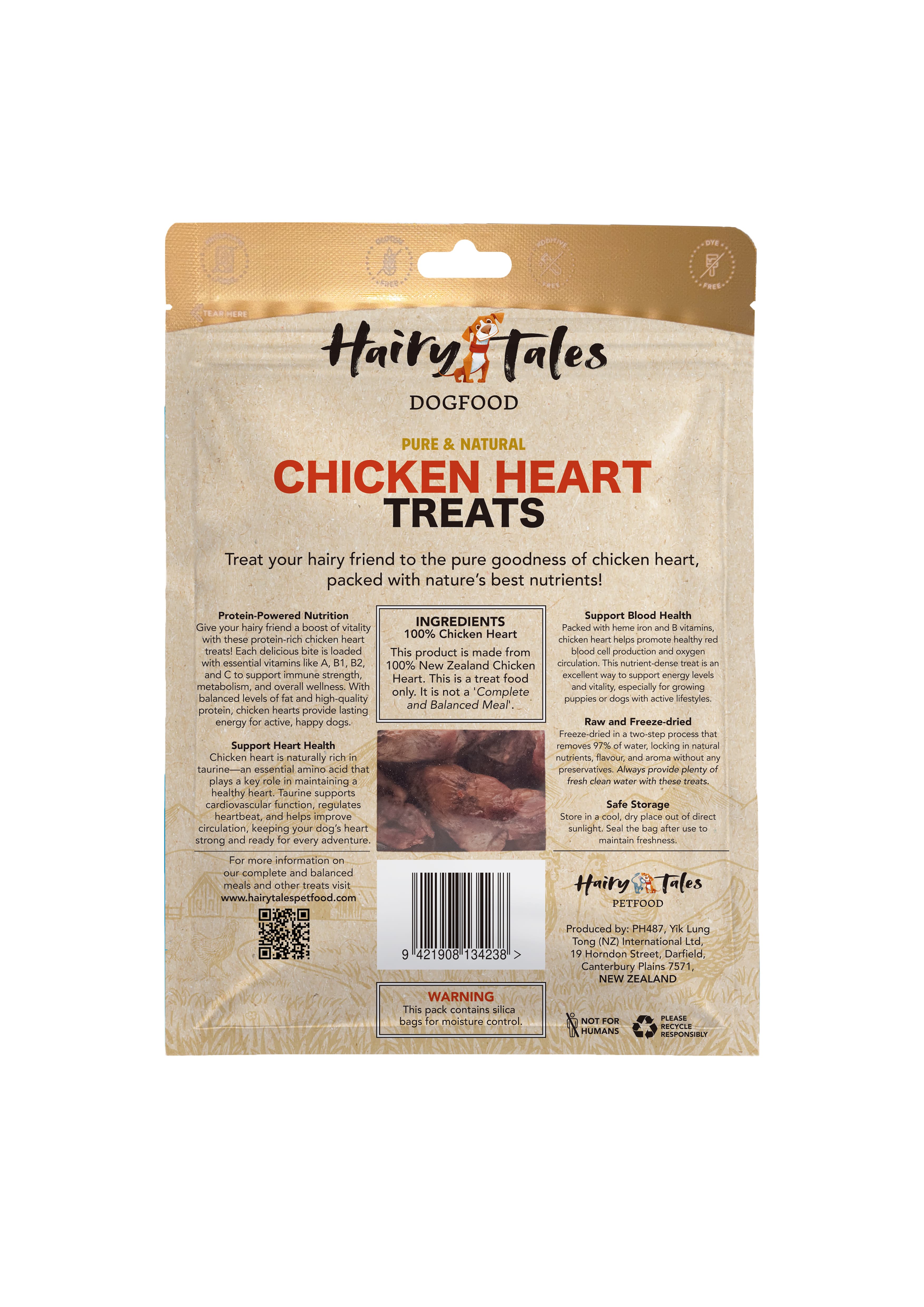 Freeze-Dried Chicken Heart