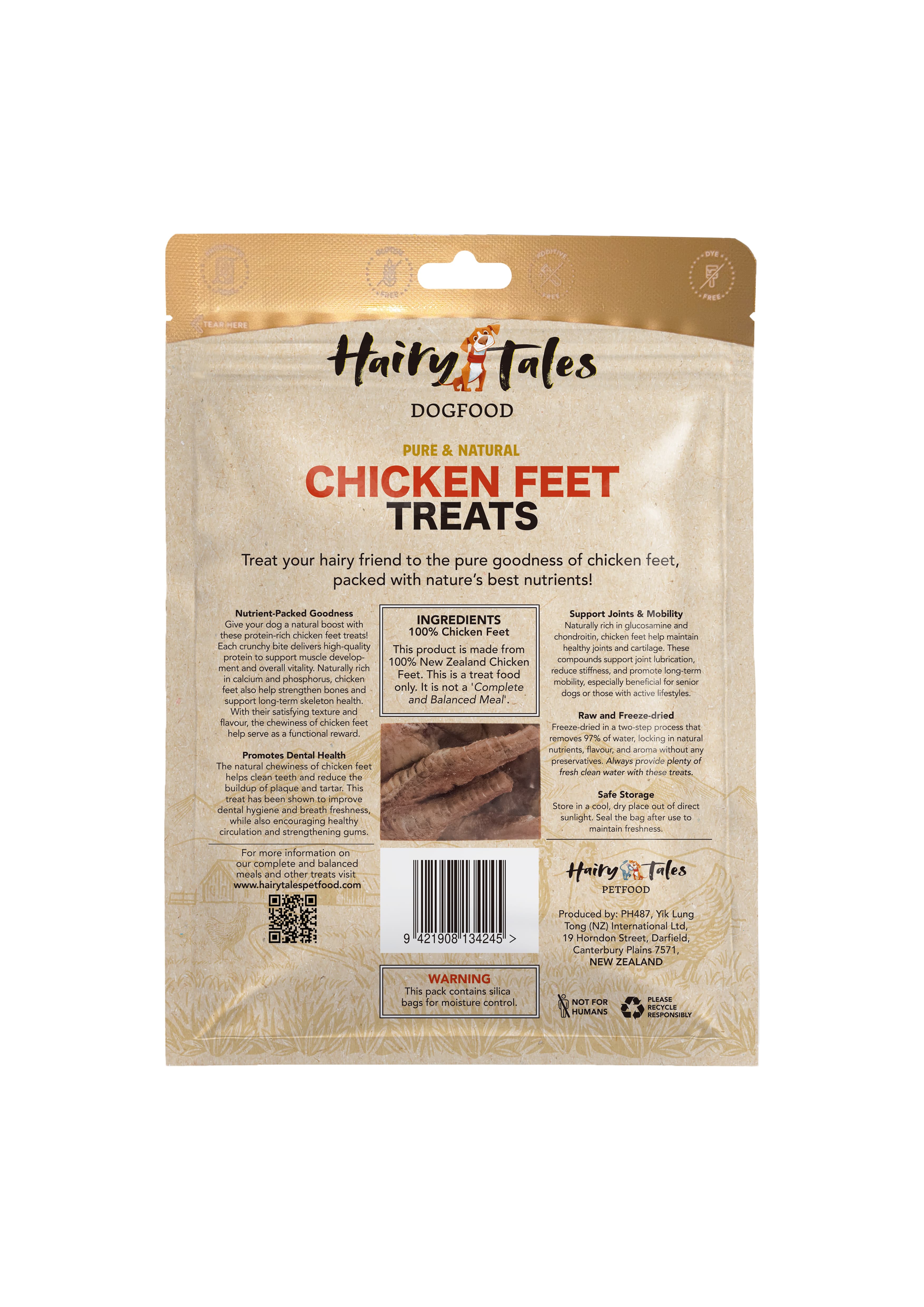 Freeze-Dried Chicken Feet
